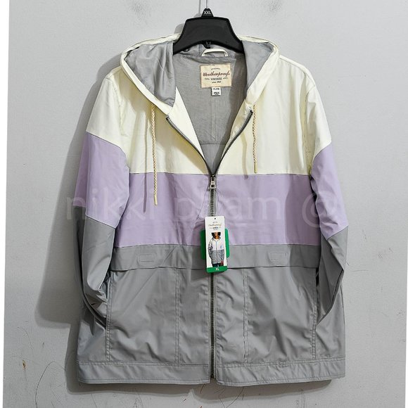 Weatherproof Jackets & Blazers - Weatherproof Vintage Ladies' Rain Slicker in colorblock